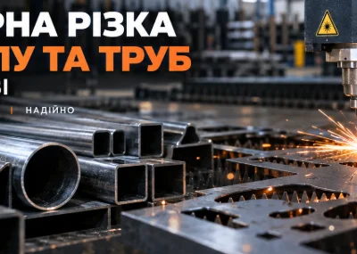 Лазерна різка металу та труб у Харкові — точна обробка металу